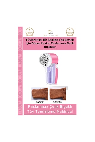 Tüytemizleme Lüks Tiftik Kazak Giysi Yünü Alıcı Paslanmaz Çelik Bıçaklı Plli Tüy Temizleme Makinesi Çok Renkli