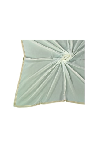 Mim Eşarp Enba Biyeli Medine İpeği Düz Renk Eşarp 100x100 Cm Şıklık Ve Konfor Krem