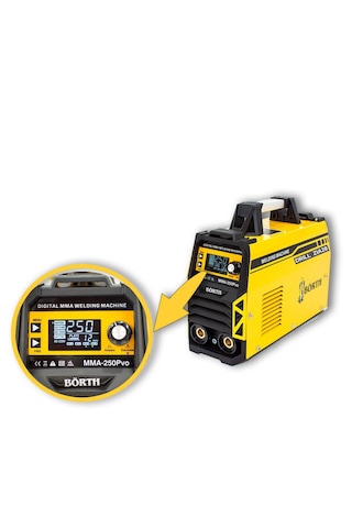 Börth Pro 250 Amper Inverter Kaynak Makinesi Drıll Zıa28