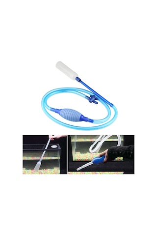 Vkemall Akvaryum Temizlik Aleti: 2.5m Pvc Su Emici, Kumu Temizleyici, Su Değiştirici Ve Balık Gübresi Toplayıcı - Otomatik Akış Kontrolü