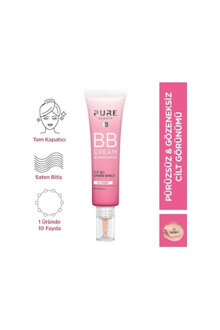 Pure Beauty BB Cream 01 Ivory SPF50 30 ML