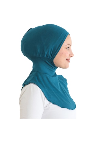 Modish Group Kadın Boyunluklu Hijab Tesettür Pratik Spor Bone - Sarı Turkuaz