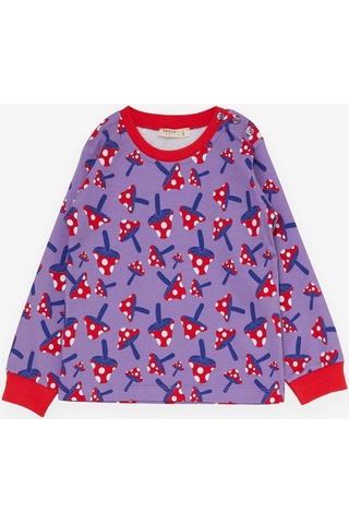 Breeze Kız Çocuk Pijama Takımı Mantar Desenli 1-4 Yaş, Lila-lila Lila