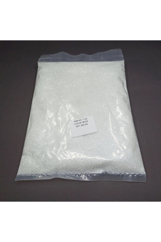 SİM BEYAZ RENK SADE GLİTTER TOZ SİM 500 GR