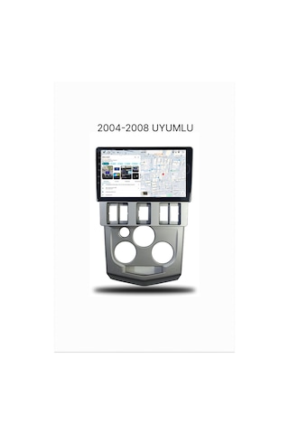 Snp Serisi Dacia Logan 2004-2008 Uyumlu 9 İnç Android Multimedya Sistemi 6-128 Gb Hafıza - Kablosuz Carplay & Android Auto + Geri Görüş Kamerası 9"