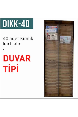 Dıkk-40 Maben Duvar Tipi Ziyaretçi Kart Kutusu 40 1 Adet