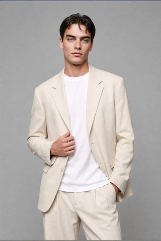Defacto Oversıze Tencel Ecru Blazer Ceket H7042ax26smer91 Ekru-er91