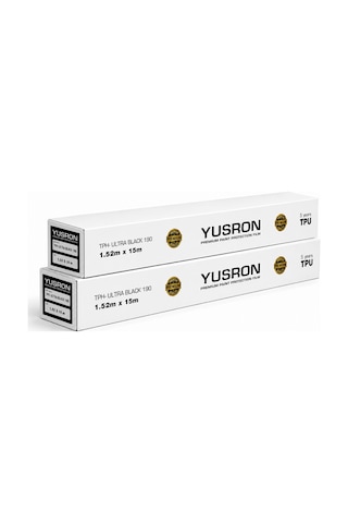 Yusron Tph Ultra Black 190 Mikron Boya Koruma Filmi 5 Yıl Koruma