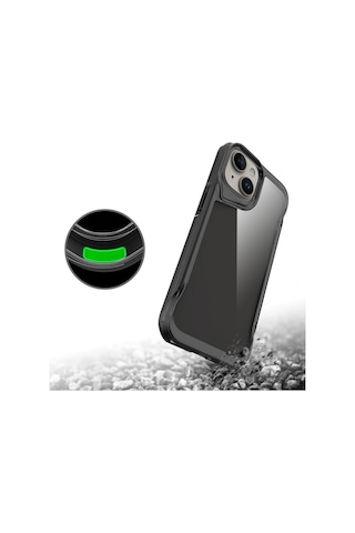 Apple Uyumlu iPhone 15 Tchs T-max Kılıf-renksiz Renksiz Renksiz