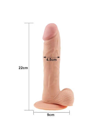 River World Lüks 22 Cm'lik Ultra Soft Gerçekçi Dildo