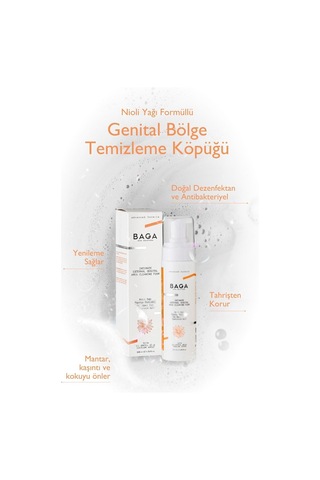 Nioli Yağı Formüllü Genital Bölge Temizleme Köpüğü