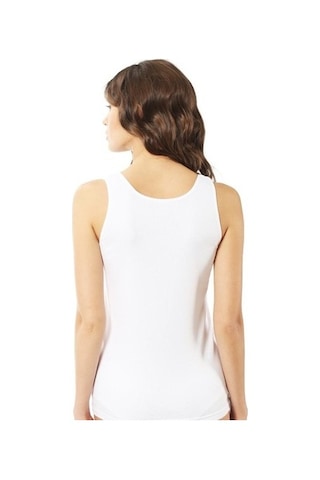 Özkan Underwear 6 Lı Paket Özkan Bayan Ribana Pamuklu Biyeli Geniş Askılı Atlet 0