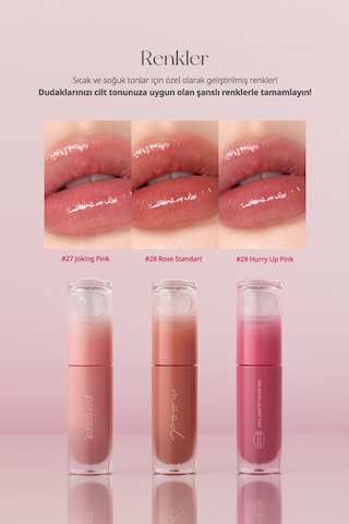 Peripera Perıpera Ink Mood Glowy Tint 27 Joking Pink Tteok Recipe 27