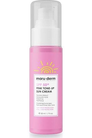 Maruderm Ton Eşitleyici Pembe Güneş Kremi SPF50+ 50 ML
