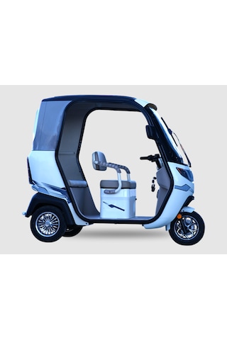 Sfm Ihlara Sf 400 3 Tekerli Elektrikli Kabinli E - Tricycle Krem