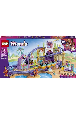 LEGO® Friends Deniz Kızı Hız Treni Yapım Seti 42703 - 8 Yaş Üzeri Çocuklar için Mini Bebek İçeren Oyuncak Yapım Seti (864 Parça)