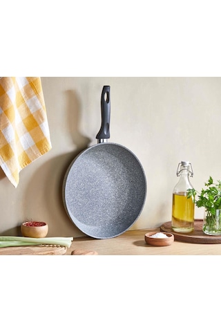 Falez Granit Tava 28 Cm Ve 24 Cm Sahan Seti Granit