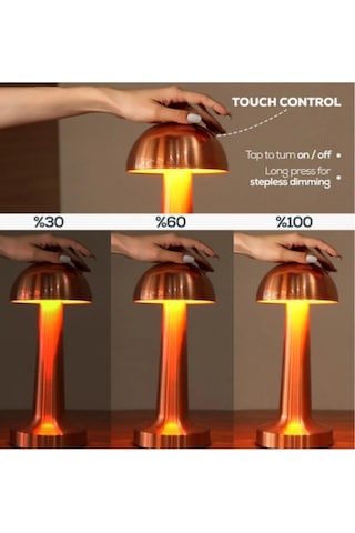 Mantar Dokunmatik Led Masa Lambası Çok Renkli 35792755