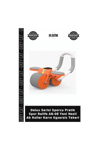 Delux Serisi Sporcu Pratik Spor Relife Ab-08 Yeni Nesil Ab Roller Karın Egzersiz Tekeri