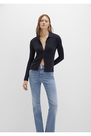 Mavi - Yün Karışımlı Lacivert Triko Polo 1710838-70489 Lacivert