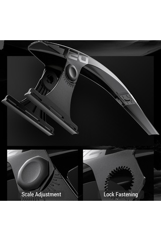 Enlee 2 Adet Ayarlanabilir Bisiklet Çamurluğu Dağ Bisikleti Siyah