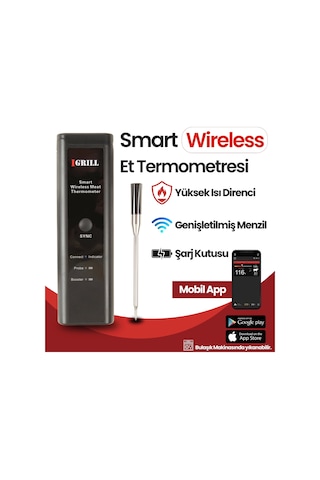 Igrıll Smart Wireless Et Termometresi