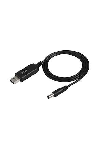 Usb 5v - Dc 9v Dönüştürücü Volatj Yükseltici Güç Kablosu