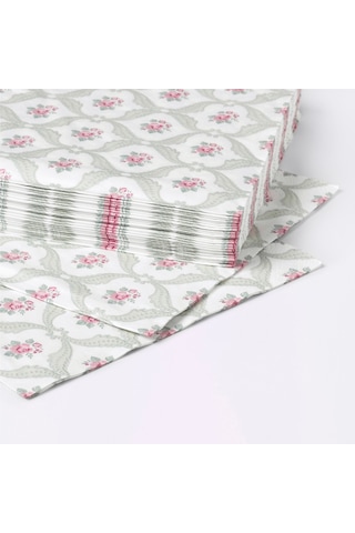 Ikea Forvantad Çiçek Desenli Peçete 30'lu 33 x 33 CM