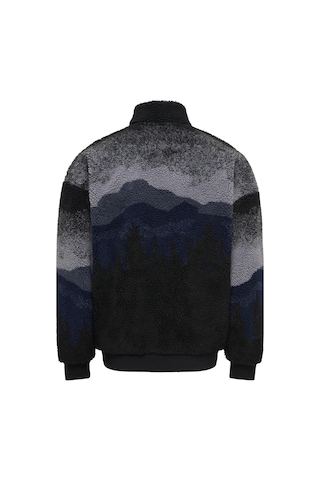 Only & Sons Onsadam Life Erkek Oversize Sherpa Bomber Sweatshirt Peluş Günlük Rahat Lacivert