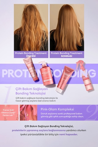 Yoğun Onarıcı Ve Isı Koruyucu Bakım Kremi Kundal Protein Bonding Treatment 50ml Violet Muguet