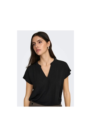 Jdylion Life S/s Top Wvn Noos Kadın Bluz 15249287 Siyah