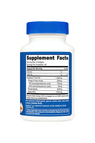 Nutricost Krill Oil 1000mg, 60 Softgels - Omega-3 Epa-dha Kri...