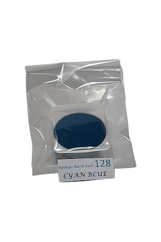 Pelikan Suluboya Tableti Tekli Cyan Blue-cam Göbeği Mavisi