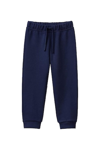 Beli Paçası Lastikli Cepli Jogger Çocuk Eşofman Alt Lacivert