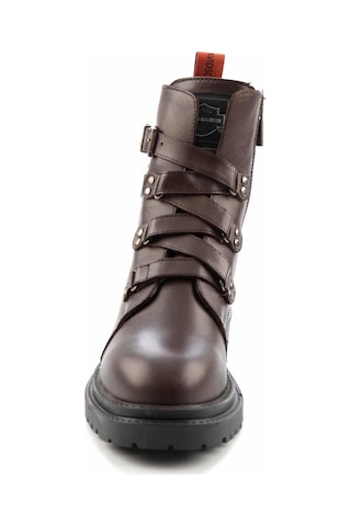 Harley Davidson Dark Brown Hakiki Deri Kadın Bot & Bootie Hd0777003003 Dark Brown