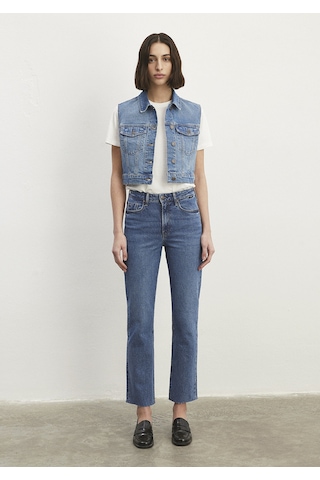 Mavi - Rona Classic Denim Indigo Mavisi Jean Yelek 1110450-86815 Mavi