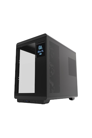 Hawk Gaming Hc710 850w 80+ Bronze Argb Akvaryum Atx Mid Tower Siyah Gaming Kasa