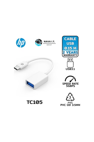 Dhc Tc105 Usb3.1 C Otg 0,15m Veri Transferi Kablosu