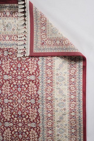Apex Halı Bruj Bambu Viscon Halı 8771bu Bordo Renkli