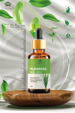 Goomy Palmarosa Uçucu Yağı 10ml %100 Doğal Bitkisel Palmarosa Oil 10ml 10 ML