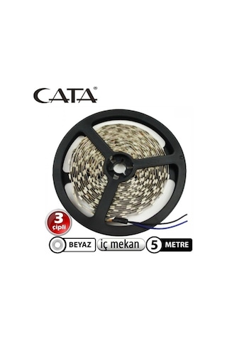 Cata Ct-4480 Şerit Led İç Mekan (Beyaz) Cata Ct-4480 Şerit Led İç Mekan (Beyaz)