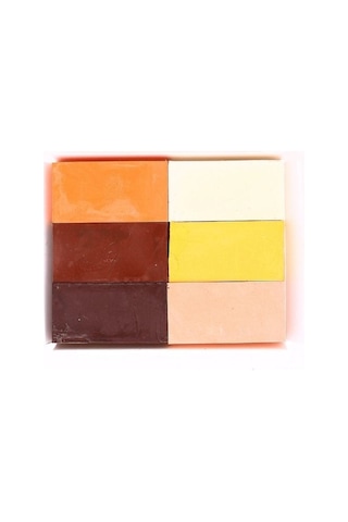 Colorz 6'lı Ten Renkleri Doğal Balmumu Sert Blok Pastel Boya Seti