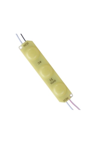 24v Parmak Lamba 3-ledli Sarı 94 20 Mm