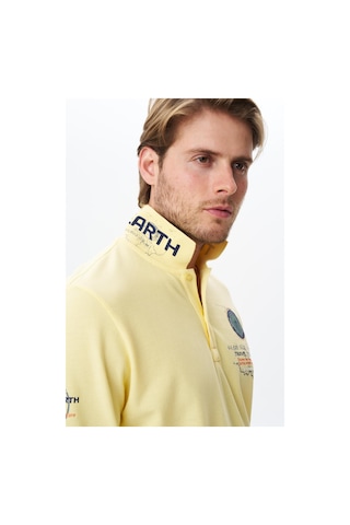 Arma Erkek Battal Büyük Beden Baskılı % 100 Pamuk Pike Polo Yaka Tişört Y29374870502 Sarı