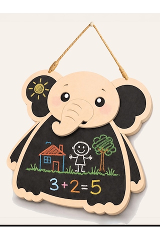 Ncpuzzles Fıl Yazı Tahtası Çok Renkli