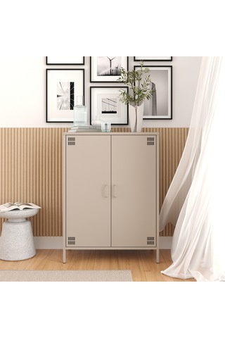 Pera Metal Dolap 2 Kapılı 80,50 X 40 X 109,50 Cm - 9 Renk Seçeneği Bulunmaktadır Bej
