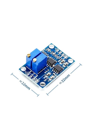 Ad620 Micro Voltaj Sinyal Kuvvetlenirici Modül Dc 12v Mikro Küçük Gerilim Ölçme Kartı Enst.yükselti