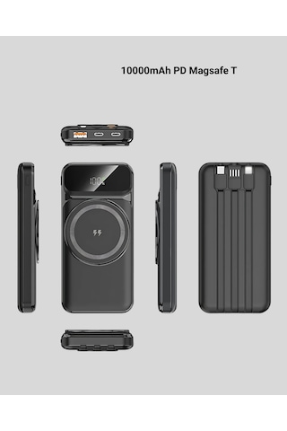 Mey İthalat Kablosuz 10000 Mah Powerbank Çok Renkli