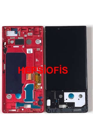 Blackberry Key2 Lcd Ekran Kasalı Ürün Kırmızı Siyah
