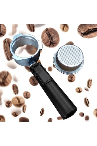 Maoyaya Suntek 51mm Portafiltre Kahve Makinesi Aksesuarı - Espresso Ekipmanı Gümüş